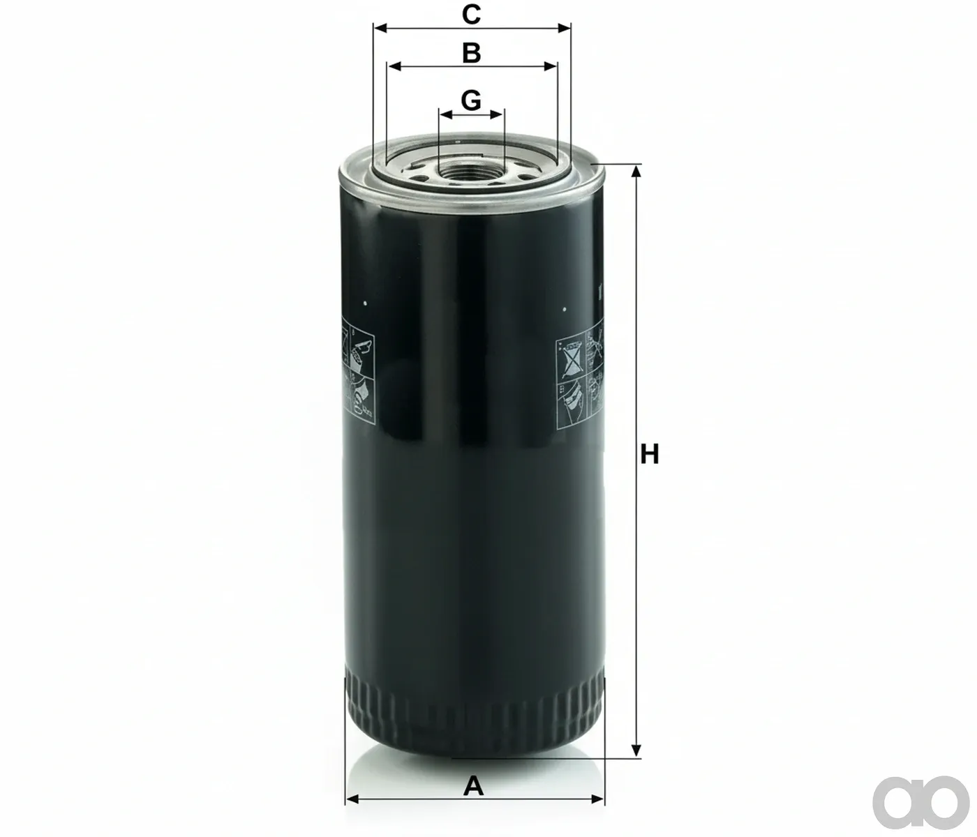 Doosan - 71010200005 - Behaelter; Oelfilter