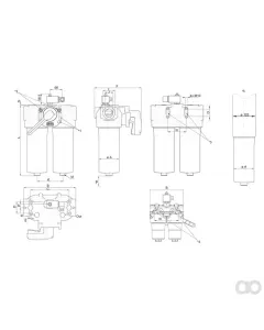 Filtration Group - PI 2105-058 - Leitungsfiltergehäuse umschaltbar