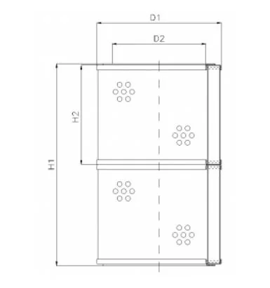 Filtrec - AS1271 - Hydraulikfilterelement