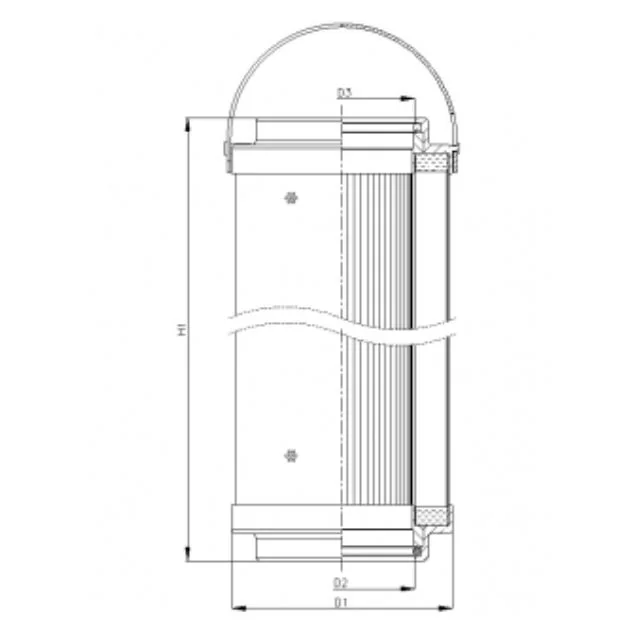 Filtrec - C433G06 - Hydraulikfilterelement (coreless)