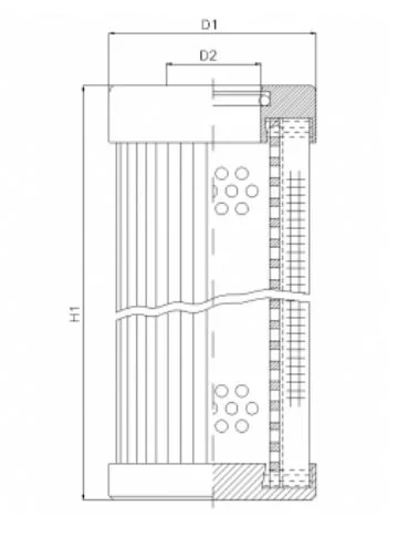 Filtrec - D112G03BV/ESD - Hydraulikfilterelement (Druckfilter)