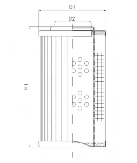 Filtrec - D122T60A - Hydraulikfilterelement (Druckfilter)