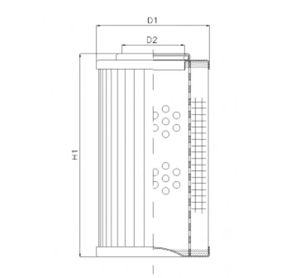 Filtrec - D123G06A - Hydraulikfilterelement (Druckfilter)