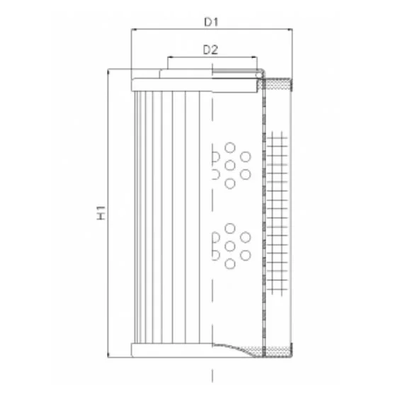 Filtrec - D123G25AV - Hydraulikfilterelement (Druckfilter)