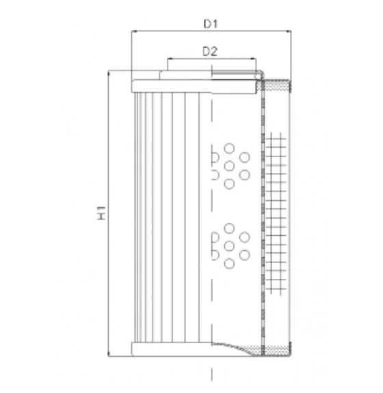 Filtrec - D123T125A - Hydraulikfilterelement (Druckfilter)