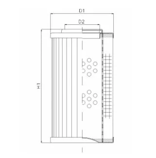 Filtrec - D124G06AV - Hydraulikfilterelement (Druckfilter)