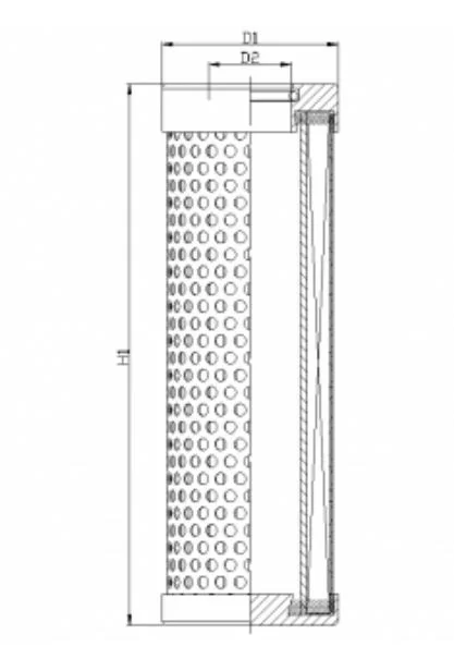 Filtrec - D124G10X - Hydraulikfilterelement (Druckfilter)