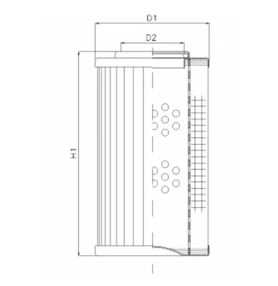 Filtrec - D130G15A - Hydraulikfilterelement (Druckfilter)