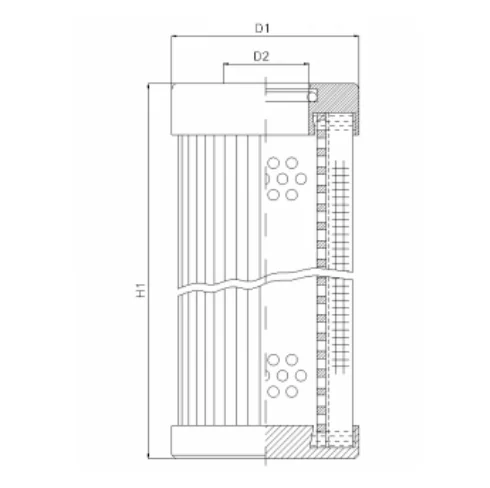 Filtrec - D130G15B - Hydraulikfilterelement (Druckfilter)