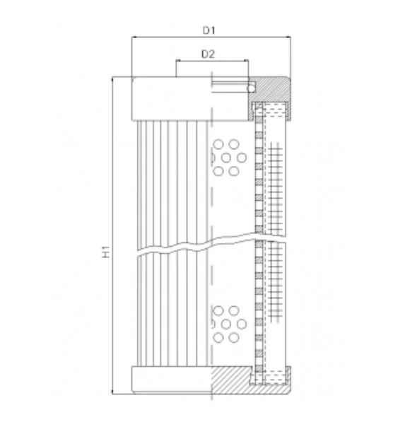 Filtrec - D130T10B - Hydraulikfilterelement (Druckfilter)
