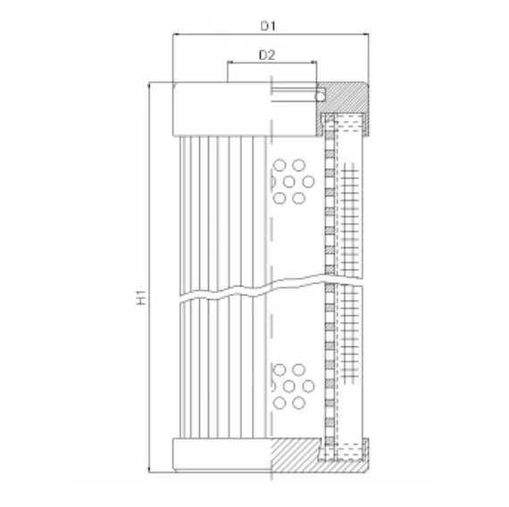 Filtrec - D130T10BV - Hydraulikfilterelement (Druckfilter)