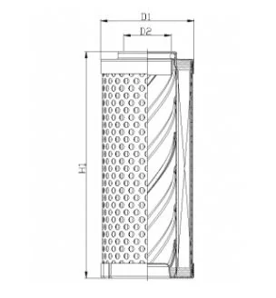 Filtrec - D141G10Y - Hydraulikfilterelement (Druckfilter)
