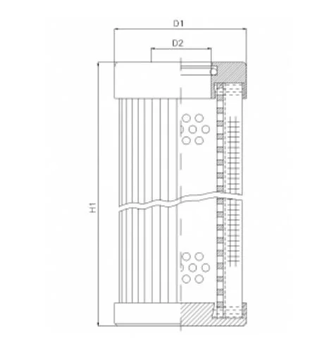 Filtrec - D142T60BV - Hydraulikfilterelement (Druckfilter)