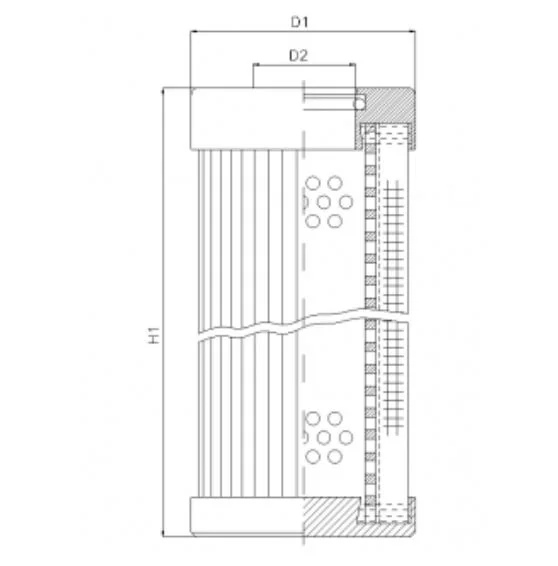 Filtrec - D143T10B - Hydraulikfilterelement (Druckfilter)