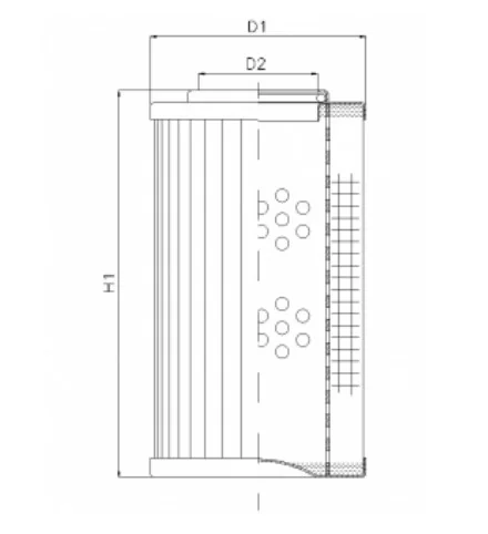 Filtrec - D155G03A - Hydraulikfilterelement (Druckfilter)