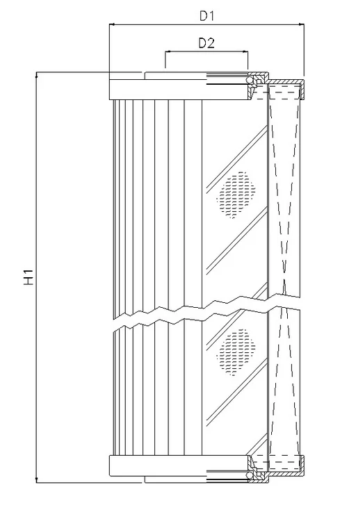 Filtrec - D651T10A - Hydraulikfilterelement (Druckfilter)