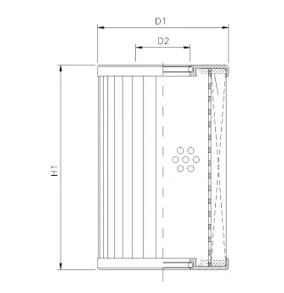 Filtrec - D660G03B - Hydraulikfilterelement (Druckfilter)