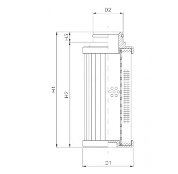 Filtrec - D721G06B - Hydraulikfilterelement (Druckfilter)
