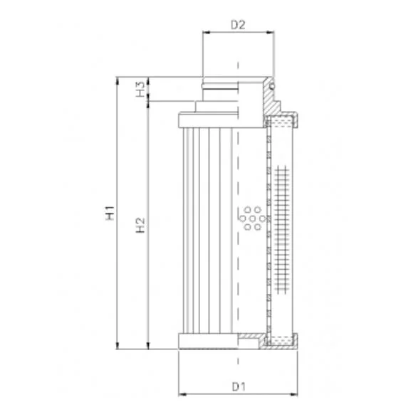 Filtrec - D791G06B - Hydraulikfilterelement (Druckfilter)
