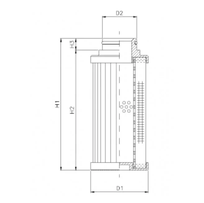Filtrec - D791G06BV - Hydraulikfilterelement (Druckfilter)