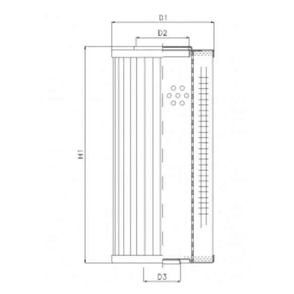Filtrec - D930T75A - Hydraulikfilterelement (Druckfilter)