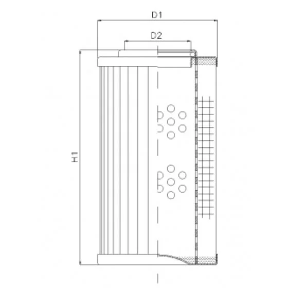 Filtrec - DHD140G20V - Hydraulikfilterelement (Druckfilter)