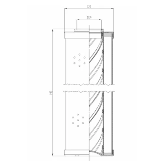 Filtrec - DHD256G05B - Hydraulikfilterelement (Druckfilter)