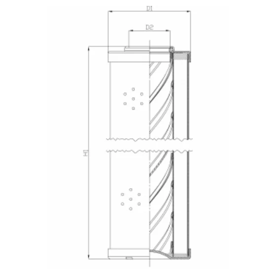 Filtrec - DHD256G20B - Hydraulikfilterelement (Druckfilter)