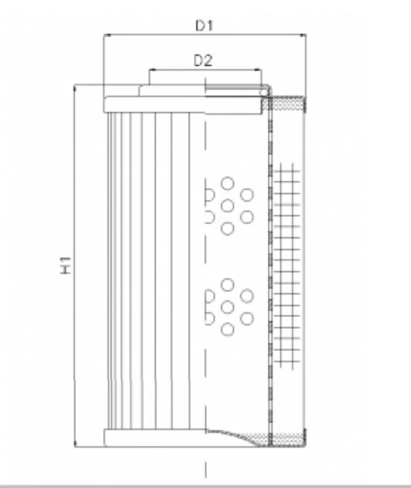 Filtrec - DHD260G05B - Hydraulikfilterelement (Druckfilter)