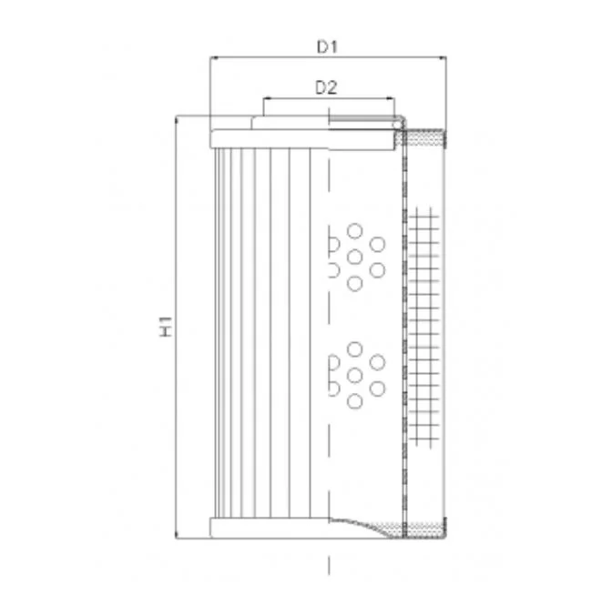 Filtrec - DHD260G05V - Hydraulikfilterelement (Druckfilter)