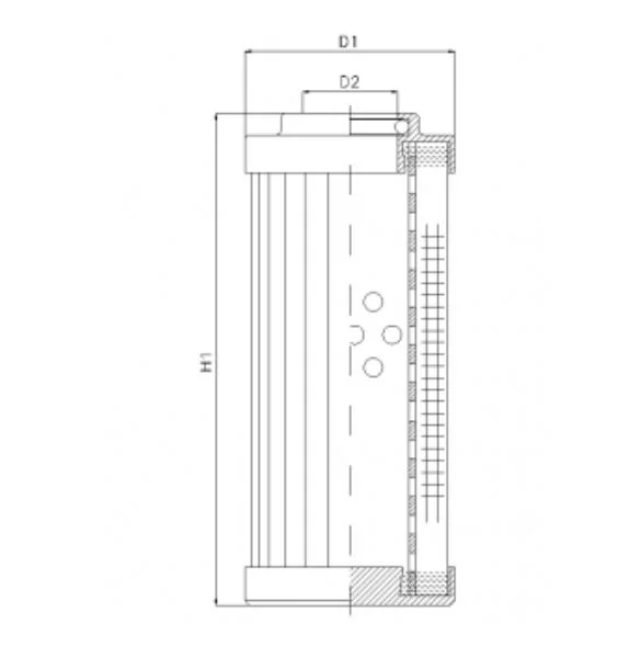 Filtrec - DHD330W100B - Hydraulikfilterelement (Druckfilter)