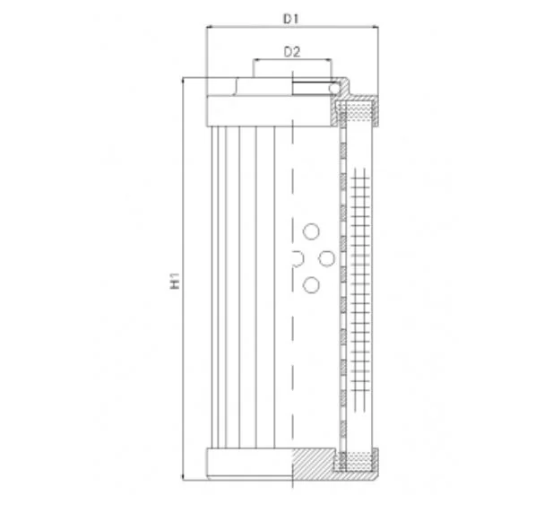 Filtrec - DLD240T10B - Hydraulikfilterelement (Druckfilter)