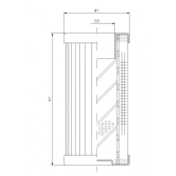 Filtrec - DMD0060E05B - Hydraulikfilterelement (Druckfilter)