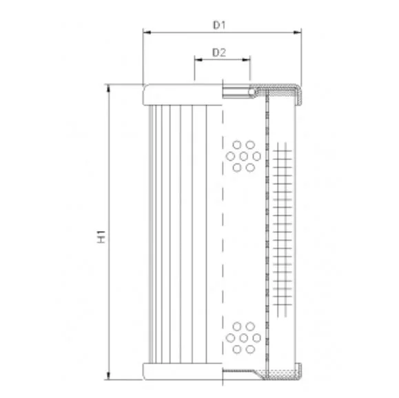 Filtrec - DMD034W10B - Hydraulikfilterelement (Druckfilter)
