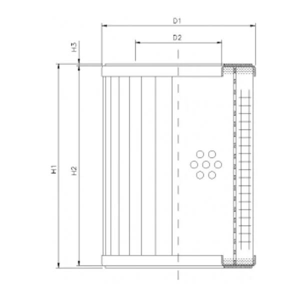 Filtrec - DMD070L20B - Hydraulikfilterelement (Druckfilter)