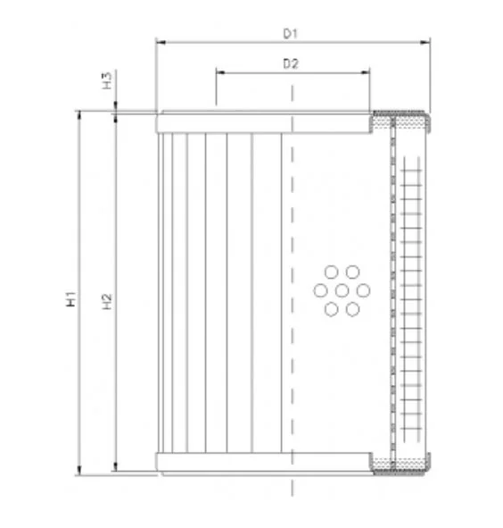 Filtrec - DMD087E03B - Hydraulikfilterelement (Druckfilter)