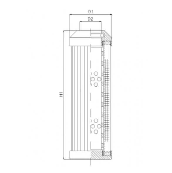 Filtrec - DMD125W25B - Hydraulikfilterelement (Druckfilter)