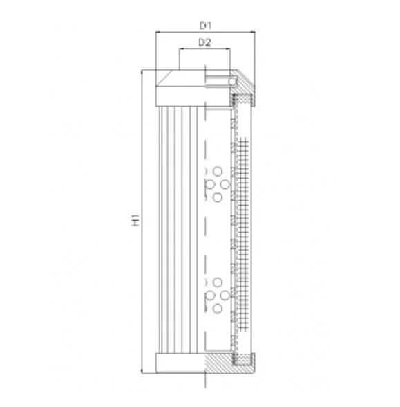 Filtrec - DMD149B60B - Hydraulikfilterelement (Druckfilter)