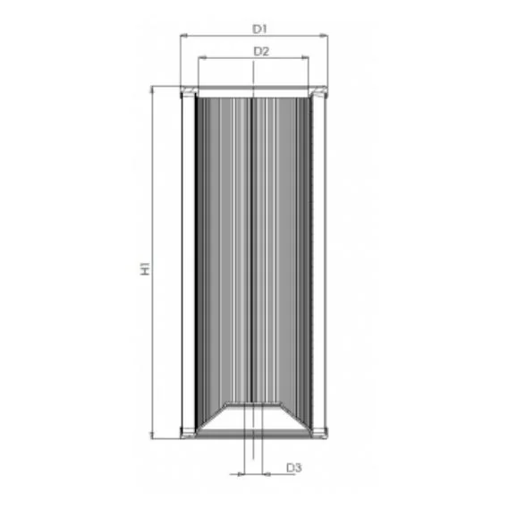 Filtrec - E713G25 - Hydraulikfilterelement (Rücklauffilter)