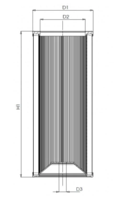 Filtrec - E714G03 - Hydraulikfilterelement (Rücklauffilter)