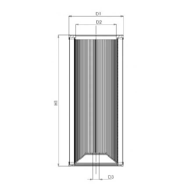 Filtrec - E721G25 - Hydraulikfilterelement (Rücklauffilter)
