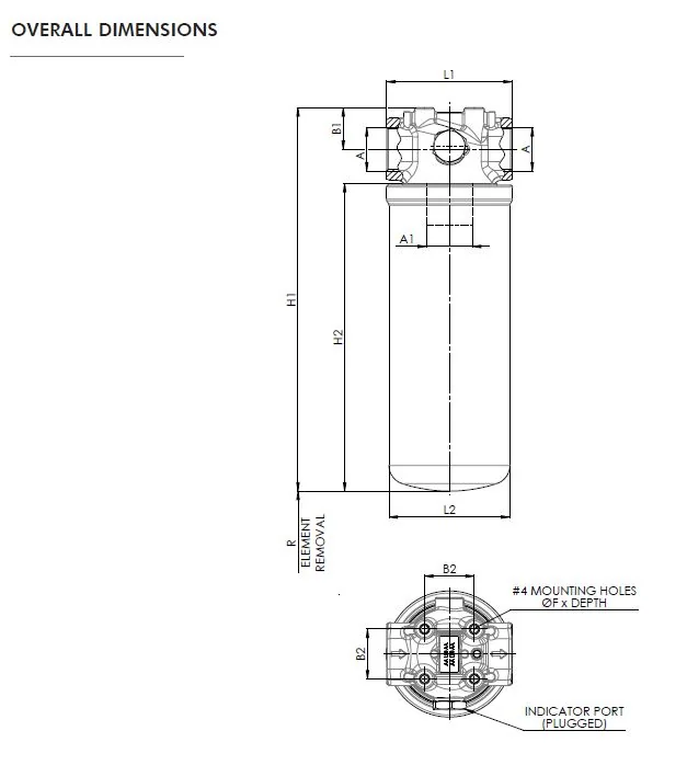 Filtrec - FA411000BB400000S0 - Filterkopf ohne Element