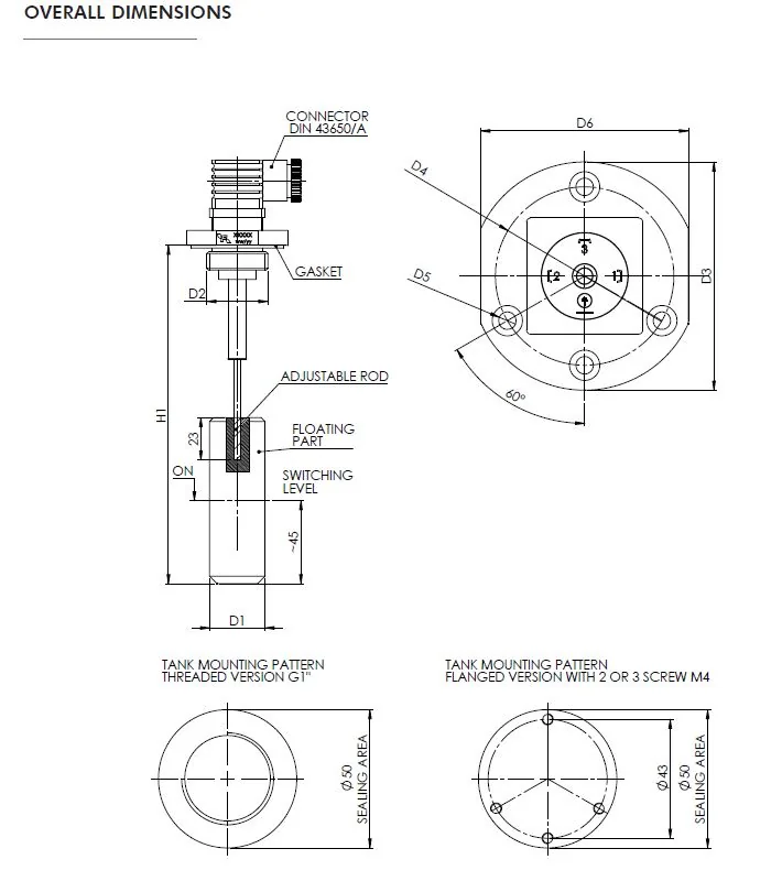 Filtrec - FLA1000 - Füllstandsschalter - elektromagnetisch