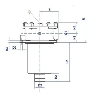 Filtrec - FRA41B10BNCD01PX - Leitungsfilter (Rücklauffilter)