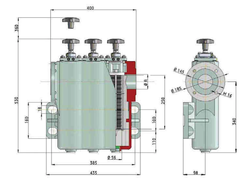 Filtrec - KMGP00007 - Plattenspaltfilter 0,4 mm Spaltweite