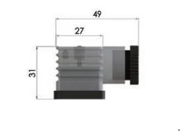 Filtrec - LC24 - Steckerkopf zur opti.-, elektr. Anzeige