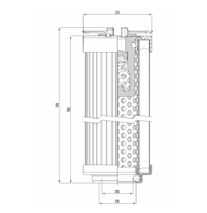 Filtrec - R104G10B/1 - Hydraulikfilterelement (Rücklauffilter)