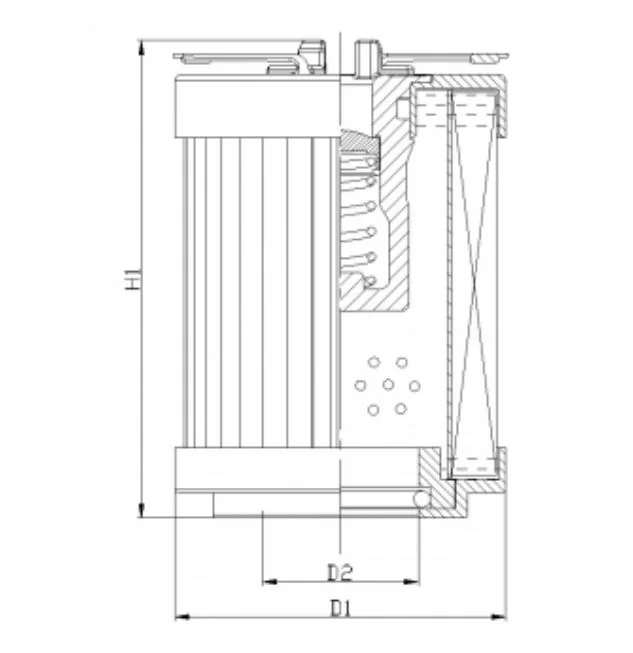 Filtrec - R110M05B - Hydraulikfilterelement (Rücklauffilter)