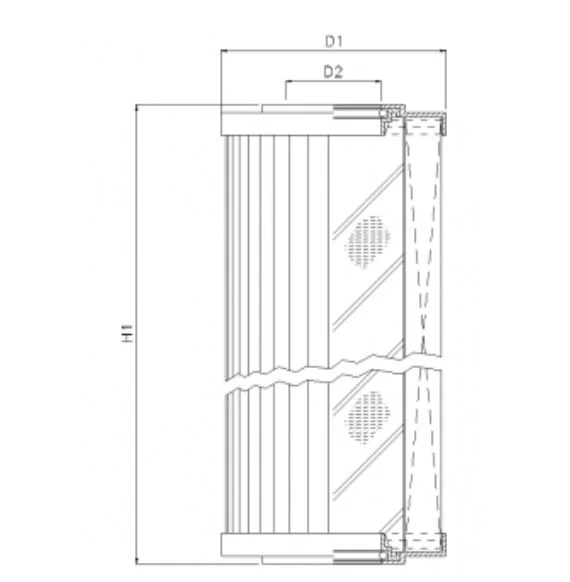 Filtrec - R210G06 - Hydraulikfilterelement (Rücklauffilter)