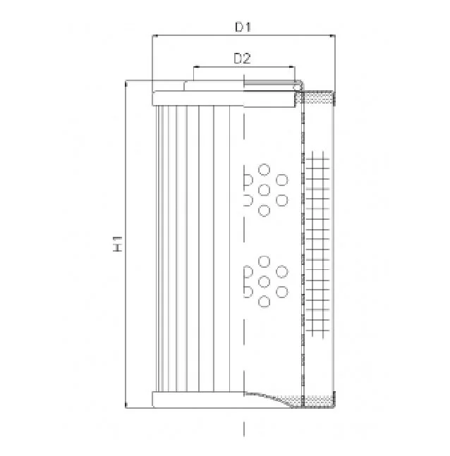Filtrec - R271C25 - Hydraulikfilterelement (Rücklauffilter)